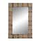 36" Multi Colored Metal Traditional Console Mirror